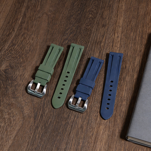 Correa de reloj Jettda de alta calidad, impermeable, de fluororubber, compatible con Panerai-Luminor Submersible serie <span class=keywords><strong>PAM</strong></span> 20/<span class=keywords><strong>22</strong></span>/24mm - Product Image 3