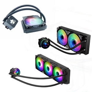 OEM tùy chỉnh RGB Quạt làm mát argb Đồng nhiệt spreader cho <span class=keywords><strong>PC</strong></span> chơi Game Máy tính để bàn CPU làm mát chất lỏng tản nhiệt 12V PWM điều khiển tốc độ - Product Image 6