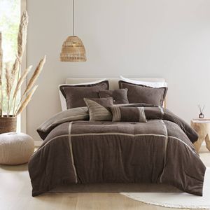 DB 7 Piece Micro Corduroy <b>Comforter</b> <b>Set</b> - Product Image 1
