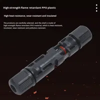 Adaptateur AC photovoltaïque étanche pour panneau solaire, connecteur rapide pour câble, matériau PC/PP0, Chine