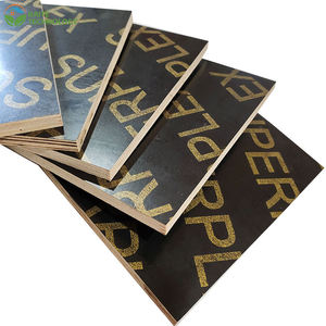 Contrachapado de Álamo de 1220x2440mm y 18mm de Espesor, Superficie Marrón/Negra, Recubierto con Película, para Encofrados de Construcción, Resistente al Agua y al Fuego - Product Image 2