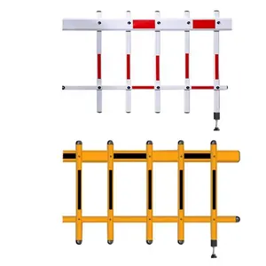 Extrudado barreira boom alta velocidade automática Anti-Crash cerca reta braço Rod para o sistema de estacionamento do carro