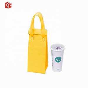 ヤン光ブランド クラシック カスタムロゴ サイズ指定可能 不織布製 ポータブル 保温 防水 使い捨て 配達用クーラーバッグ - Product Image 2