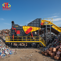 Doppelwellen-Schwerlast-Metallschredder mit Motor für Edelstahl- und Aluminiumschrott-Recyclingsysteme