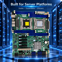 Untuk Supermicro X9DRL 3F jika Y101B Dual LGA2011 Server Motherboard Chipset C606 8 Slot DIMM DDR3 IPMI 2.0 Original Bekas