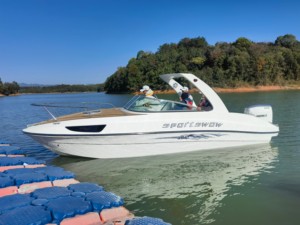 Mini yacht de pêche en fibre de verre de 23 pieds, bateau à moteur, cabine, coque en V, 7,2 m, toit bimini - Product Image 5