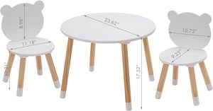 Ensemble de table de jeu sensoriel pour enfants de style nordique avec plateau sensoriel pour manger dans la chambre, à l'école, en bois, pour enfants et bébés - Product Image 6