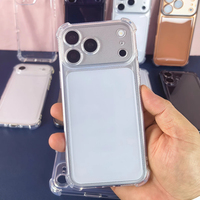 Coque de téléphone portable transparente en TPU antichoc pour iPhone 18 Pro Max/18 Pro/17/17 Air/17E/17 Pro Max/17 Pro/16/15/14/13/12