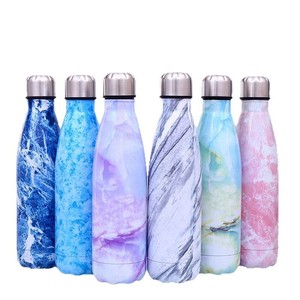 Bouteille d'eau sport isotherme en acier inoxydable à double paroi de 500 ml avec paille, isolation thermique de 6 à 12 heures, écologique et portable - Product Image 6