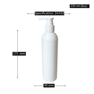 Botellas Blancas Clásicas de HDPE de 120 ml, 180 ml, 250 ml, 4 oz, 6 oz, 8 oz para Champú, Loción y Spray con Pulverizador - Product Image 5