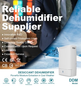 Deshumidificador de Aire DDM con Tanque de Agua de 2L, Capacidad de Deshumidificación de 10L, Función de Temporizador, para Uso Comercial, Certificado ISO 9001 y CE, Silencioso - Product Image 2