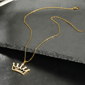 Wholesale Factory Price Customized Zircon Personalized Rhinestone Design Letter <b>Name</b> Necklace - Product Image 3