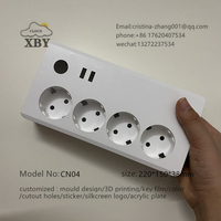Boîtier de projet électronique en plastique pour prise intelligente Wi-Fi 220*150*38mm CSE04, interrupteurs muraux standard UE CN04