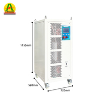 Alimentation CC réglable à courant élevé 40 kW 4V 5V 8V 5000A, redresseur basse tension refroidi par air forcé, efficacité 90%, usage industriel