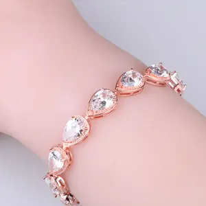 Natuna Jewelry Silver Plated Brass Gold Plated Brass Bracelet Fine Jewelry Bracelets Bangles Zircon Bracelet For Women
