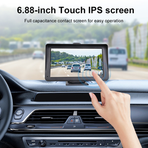 Ausek 7 بوصة لاسلكي مشغل سيارة آي صوت شاشة تعمل باللمس أندرويد AI اتجاهين إنتركوم FM راديو محمول للسيارة مشغل DV - Product Image 5