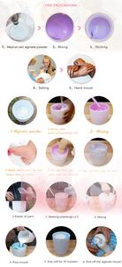 Plâtre commande à empreintes digitales de bébé, poudre à empreintes alphabet 3d, cadeau - Product Image 5