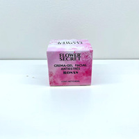 Masque en tissu à la rose FLOWER SECRET enrichi en vitamines C, E et acide hyaluronique, anti-stress, hydratant et anti-rides pour le visage