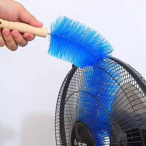 Brosse à plumes en nylon bleu-gris flexible pour le nettoyage domestique, idéale pour les écrans de fenêtre, les stores, les canapés et l'élimination de la poussière - Product Image 3