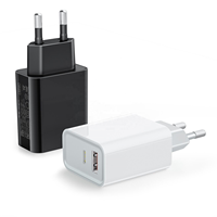 Chargeur rapide HNT 45W GaN avec prise KR, câble USB-A + Type C, chargeur rapide PD 20W, adaptateur pour iPhone Samsung