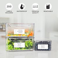 Label Kertas Kosong Tahan Lama Ukuran Khusus Label Perekat Termal 80*60mm Label Persegi Panjang Label Harga