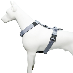 Aircraft Aluminum Tactical <b>Dog</b> <b>Harness</b> for Large <b>Dogs</b> Padded No Pull Heavy Duty Nylon Adjustable Pet Vest - Product Image 6