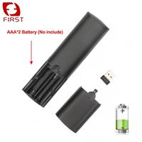 Télécommande sans fil 2,4 G de qualité supérieure, rechargeable par USB, fonction d'apprentissage IR, compatible Android
