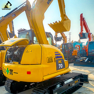 Producción directa de fábrica manejable de placas de pista originales Komatsu PC70 Mini excavadora para construcción urbana - Product Image 3