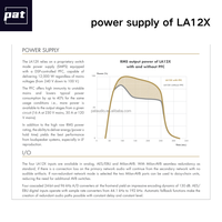 Amplificateur de puissance audio numérique professionnel PAT LA12X 4 canaux 4x1400W 4 ohms avec DSP