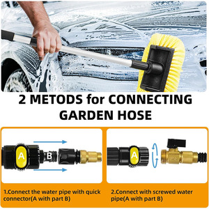 Cepillo de limpieza en aerosol comercial Fábrica Cerdas para el cabello Lavado de autos Escoba Cepillo de limpieza de pisos - Product Image 4