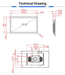 Monitor <span class=keywords><strong>de</strong></span> Señalización Digital Inalámbrico con Wifi Android <span class=keywords><strong>de</strong></span> 21.5 y 22 Pulgadas para Montaje en Pared con CMS - Product Image 6