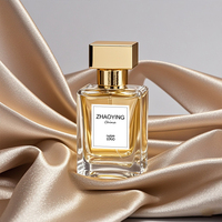 Flacon de Parfum Carré Vide à Sertir de Luxe à Conception Personnalisée 30ml 50ml 100ml
