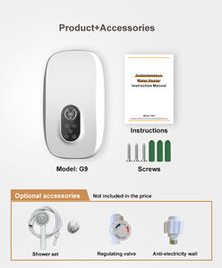 7KW 220V <span class=keywords><strong>chauffe</strong></span>-<span class=keywords><strong>eau</strong></span> électrique instantané sans réservoir contrôle du <span class=keywords><strong>Thermostat</strong></span> à économie d'énergie pour la maison cuisine salle de bain douche évier - Product Image 3