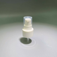 Harga Pabrik Grosir Pompa Aluminium Elektrokimia 18 Gigi Warna Putih Kabut dengan Cangkang Luar AS, Cocok untuk Botol Lotion Perawatan Kulit