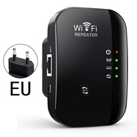 Repetidor WiFi de 300Mbps con 4 antenas Extensor de rango inalámbrico 4G Amplificador de señal Repetidores de categoría de producto de alto rendimiento