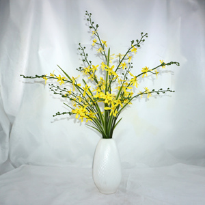 Hoa Lan Giả Trang Trí Cây Cảnh, Hoa Lan Giả Trang Trí Nội Thất Nghệ Thuật Đám Cưới Màu Xanh Lá Cây Bán Buôn Hoa Lan Khiêu Vũ - Product Image 3