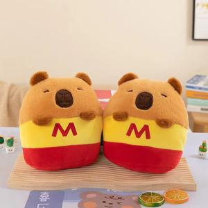 Fabrikaktion: 8-Zoll-Capybara-Plüschtier mit <span class=keywords><strong>M</strong></span>-Logo, Greifmaschinen-Puppe, gemischte Stile, Stofftier für Kinder - Product Image 1