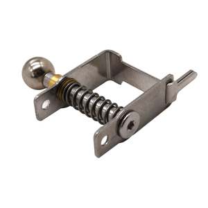 Connecteur d'angle trapézoïdal <span class=keywords><strong>en</strong></span> métal <span class=keywords><strong>en</strong></span> forme de L, plaque haute et basse pression, accessoires de quincaillerie pour meubles fixes - Product Image 2