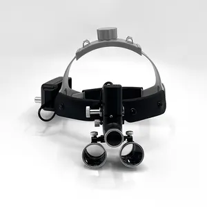 Custom Low Price Head-Mounted Surgical Examination Led Light Dental Binocular Magnifier Loupe For Sale 2.5X-3.5 Times