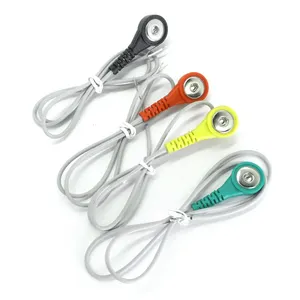 Hot Sale 4.0 Electrode female buckle to OPEN injection molded colored buckle wire Electrode wire 4.0 buckle tail OPEN