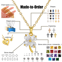 Ensemble de bijoux pour femmes, collier, bracelet et boucles d'oreilles en acier inoxydable plaqué or 18 carats, motif fleur à cinq pétales, trèfle à cinq feuilles