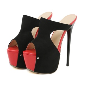 2024 European and American Style New Color Matching Fish Mouth 16 High-<b>heeled</b> Shoes High-end <b>Dance</b> Shoes - Product Image 6