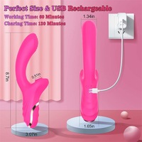 Saugender Kaninchen-Vibrator für Frauen Klitoris-Stimulator mit Heizfunktion Dehnbarer Dildo Vibratoren Erotikspielzeug für Erwachsene