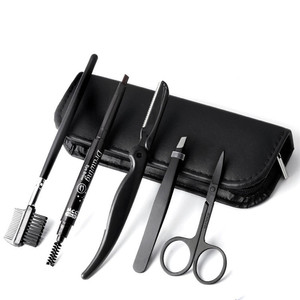 Kit de modelado de cejas para principiantes para hombres, juego de 5 piezas, recortador de cejas, herramientas para hombres y mujeres, modelador de cejas portátil - Product Image 1