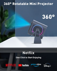 Беспроводной видеопроектор 720P Full HD для дома и улицы, Android LED Smart, с электронной фокусировкой, на чипсете Android 11 H713 (модель 2026 года) - Product Image 2