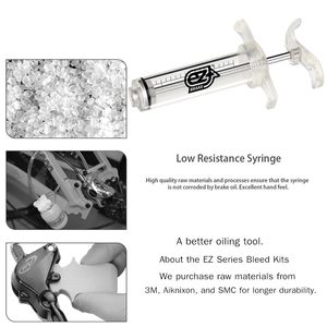 Le <span class=keywords><strong>kit</strong></span> de réparation de <span class=keywords><strong>frein</strong></span> à disque <span class=keywords><strong>hydraulique</strong></span> de vélo EZmtb comprend un outil de vidange et de vidange pratique pour l'entretien quotidien - Product Image 6
