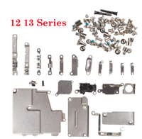 Vis complètes avec support de fixation métallique interne pour iPhone 5S SE 6 6S 7 8 Plus X XR XS MAX 11 12 13 Pro Max, petites pièces métalliques internes