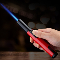 Meilleure vente briquet Portable à flamme unique coupe-vent au Butane