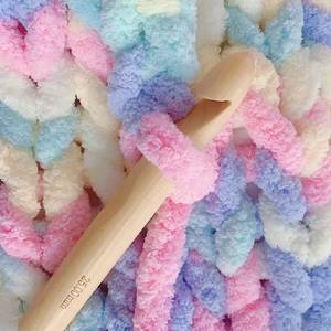 Lavabile morbido ciniglia grande filato fai da te braccio per maglieria filato Jumbo Super grosso per coperta - Product Image 3