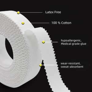 Pita Perekat Jari untuk Olahraga Jiu Jitsu, <span class=keywords><strong>3</strong></span> Gulungan dalam Kotak Timah, 100% Katun Bernapas untuk Judo, MMA, Atletik, Panjat Tebing, Berbahan Zinc Oxide - Product Image 6